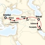 Capital Student Travel Istanbul to Tehran by Rail for Capital University Students in Columbus, OH