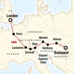 Linfield Student Travel Europe by Rail with the Glacier Express for Linfield College Students in McMinnville, OR
