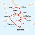 Student Travel Sailing Greece - Santorini to Santorini for College Students