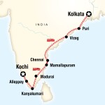 Student Travel Southern India & East Coast by Rail for College Students