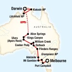Student Travel Australia South to North - Melbourne to Darwin for College Students