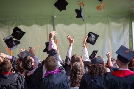graduation, graduate, cap, gown, college