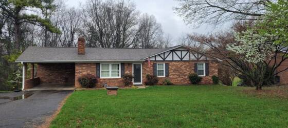 Surry Community College  Housing 3 Bedroom 2 Bath Brick Home in Mount Airy for Surry Community College  Students in Dobson, NC