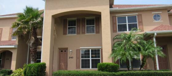 Stetson Housing VENETIAN BAY - Spacious 2 bed, 2.5 bath, townhome Parkside South for Stetson University Students in DeLand, FL