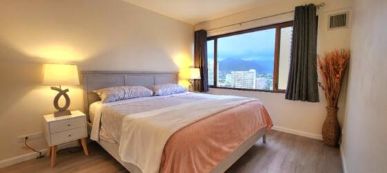 HPU Housing High floor unit with beautiful views min 1 month for Hawaii Pacific University Students in Honolulu, HI