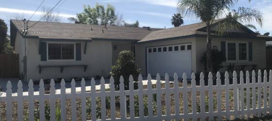 CPU Housing 3 Bedroom House in Vista on Corner Lot **BRAND NEW TILE!** for California Pacific University Students in Escondido, CA